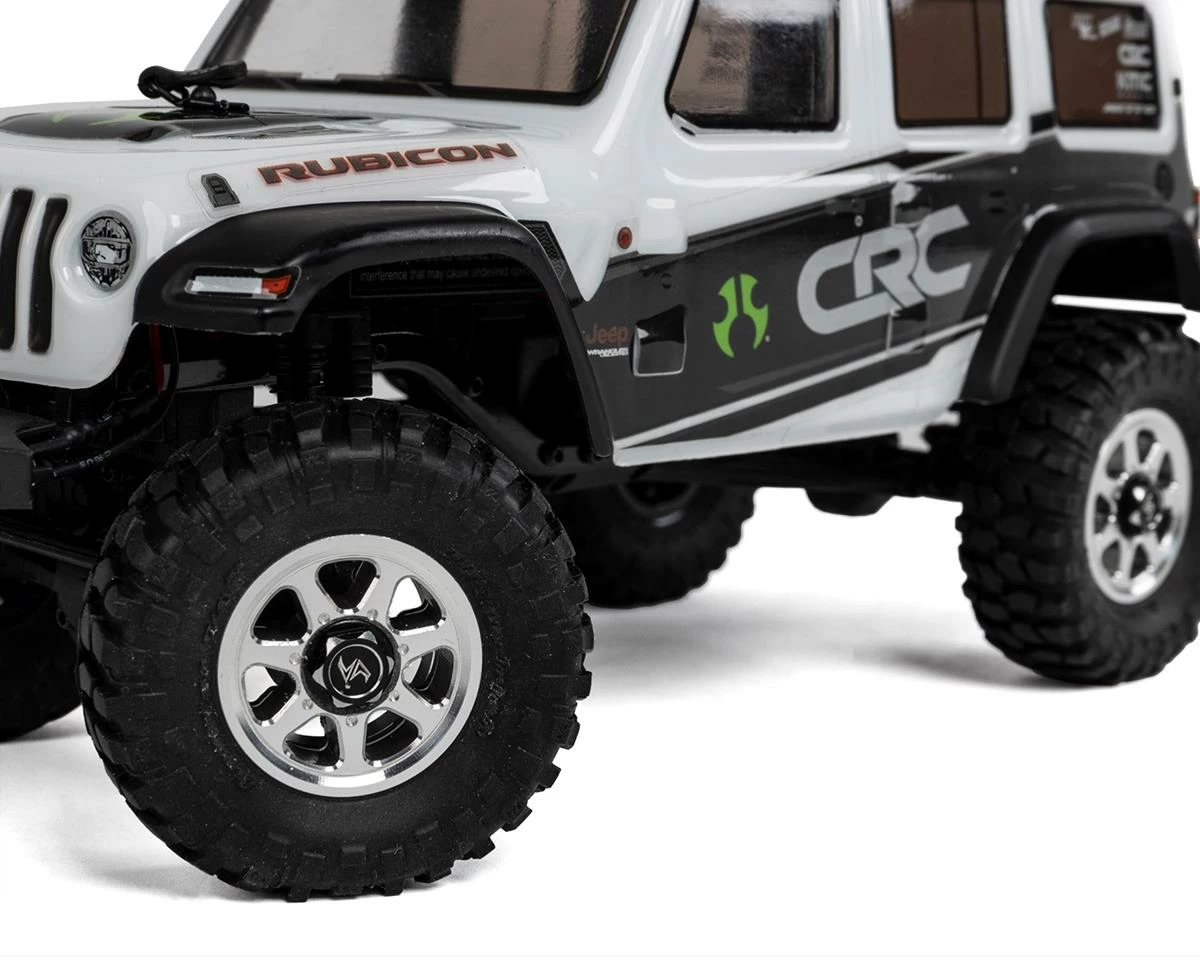 Samix SCX24 Aluminum & Brass 1.0" Beadlock Wheel Set W/Scale Hubs (Silver) (4) - Image 4