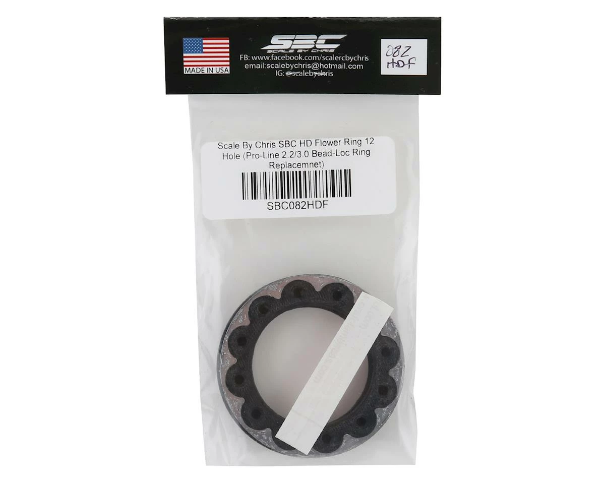 Scale By Chris "HD Flower" 12 Hole Beadlock Ring (Pro-Line 2.2/3.0) - Image 2