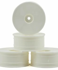 Schumacher 12mm Hex Rev-Lite 1/10 Touring Car Dish Rims (24mm) (4) (White)