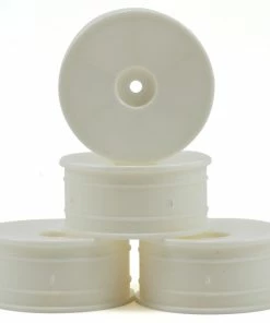 Schumacher 12mm Hex Rev-Lite "Flex" Dish Rims (24mm) (4) (White)