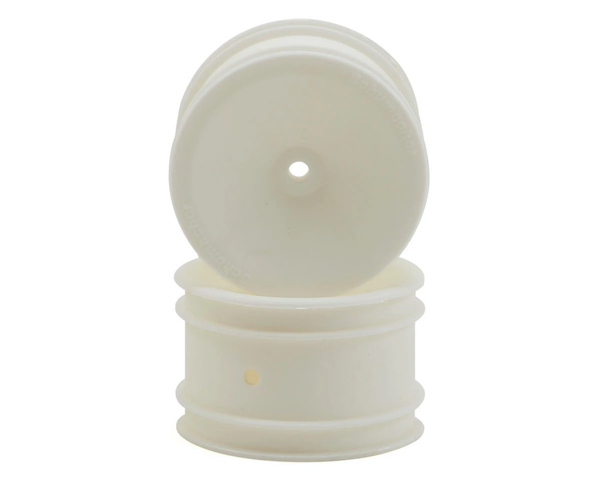 Schumacher 12mm 1/10 Buggy Rear Hex Wheels (White) (2)