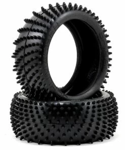Schumacher "Spiral" 1/8 Buggy Tires (2) (Silver)