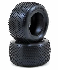 Schumacher Mini Pin 2.2" 1/10 Truck Carpet Tires (2) (Blue)