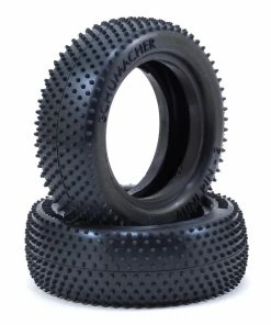 Schumacher "Mini Pin 2" 2.2" 4WD Buggy Front Carpet Tire (2) (Yellow)