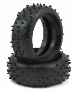 Schumacher Mini Spike 2.0" Front 2wd Buggy Tire (2) (Yellow) 11 X 12