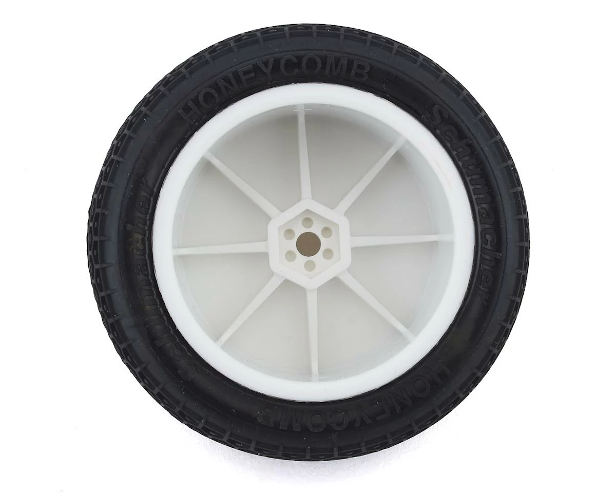 Schumacher Honeycomb Pre-Mounted 2.2" 1/10 Buggy Rear Tires (2) (Yellow) W/12mm Hex (Cragg Insert) 4 Schumacher Honeycomb Pre-Mounted 2.2" 1/10 Buggy Rear Tires (2) (Yellow) W/12mm Hex (Cragg Insert) - Image 2