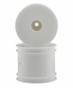 Schumacher 2.2" 1/10 Stadium Truck Wheel (White) (2) W/12mm Hex