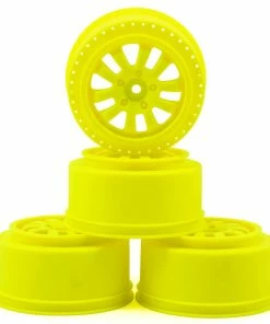 Serpent 12mm Hex Short Course Wheels (Yellow) (4) (SRX-2 SC)