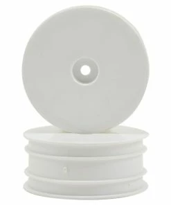 Serpent 12mm 4WD Front Wheels (2) (White) (SRX-4)