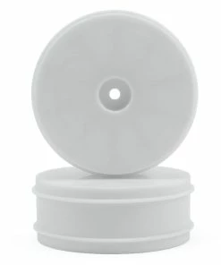 Serpent 12mm Hex 61mm 1/10 2WD Front Buggy Wheels (2) (SRX-2) (White)