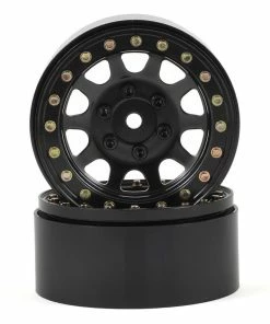 SSD RC Hole 1.9" Steel Beadlock Crawler Wheels (Black) (2)