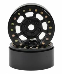 SSD RC Trail 1.9" Steel Beadlock Crawler Wheels (Black) (2)