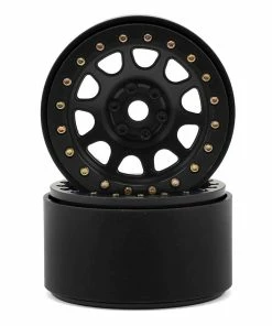 SSD RC 2.2 D Hole Beadlock Wheels (Black) (2)