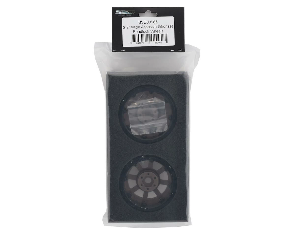 SSD RC 2.2 Wide Assassin Beadlock Wheels (Bronze) (2) - Image 4