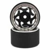 SSD RC 2.2 Champion Beadlock Wheels (Black/Silver)