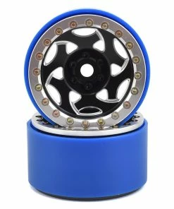 SSD RC 2.2 Champion PL Beadlock Wheels (Black/Silver)