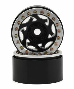 SSD RC 1.9"" Champion Beadlock Wheels (Black/Silver)