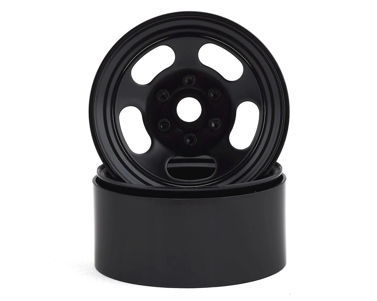 SSD RC Lot 1.9"" Steel Beadlock Wheels (Black)