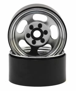 SSD RC Lot 1.9"" Steel Beadlock Wheels (Chrome)