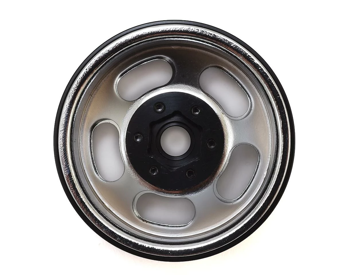 SSD RC Lot 1.9"" Steel Beadlock Wheels (Chrome) - Image 2