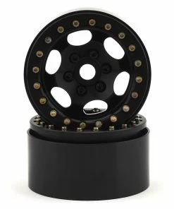 SSD RC 1.9"" Rugged Beadlock Wheels (Black) (2)