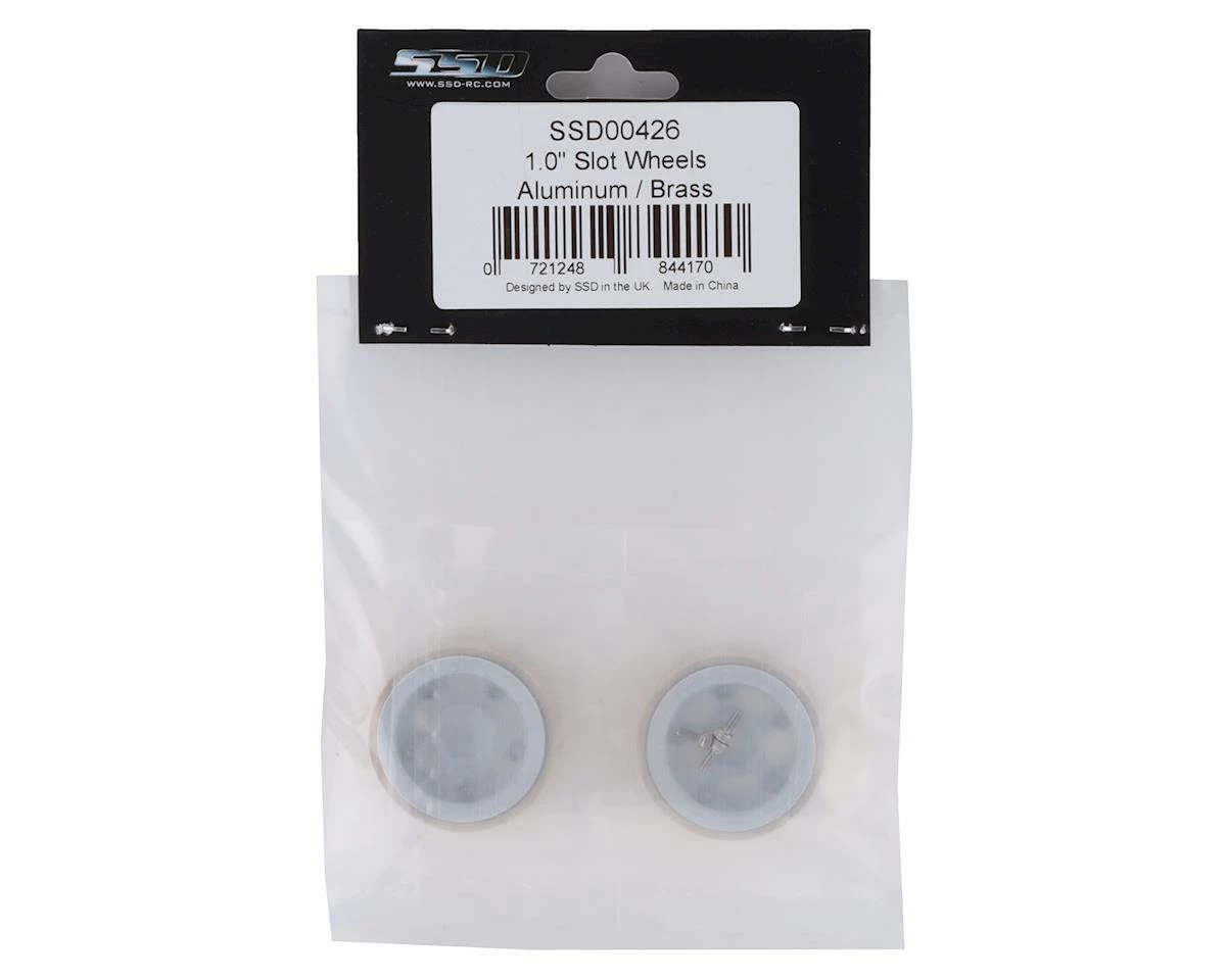 SSD RC X24 1.0” Aluminum/Brass 5-Slot Beadlock Wheels (Silver) (2) - Image 4