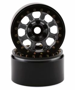 SSD RC Warrior 1.9" Beadlock Crawler Wheels (Silver) (2)