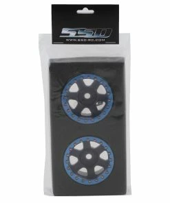 SSD RC Hallenger 2.2" Beadlock Crawler Wheels (Black/Blue) (2) 9 SSD RC Hallenger 2.2" Beadlock Crawler Wheels (Black/Blue) (2) -FireBrand RC Sales ssd00431 3