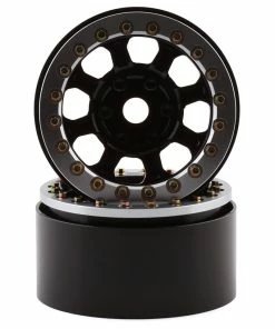 SSD RC Warrior 1.9" Beadlock Crawler Wheels (Black) (2)