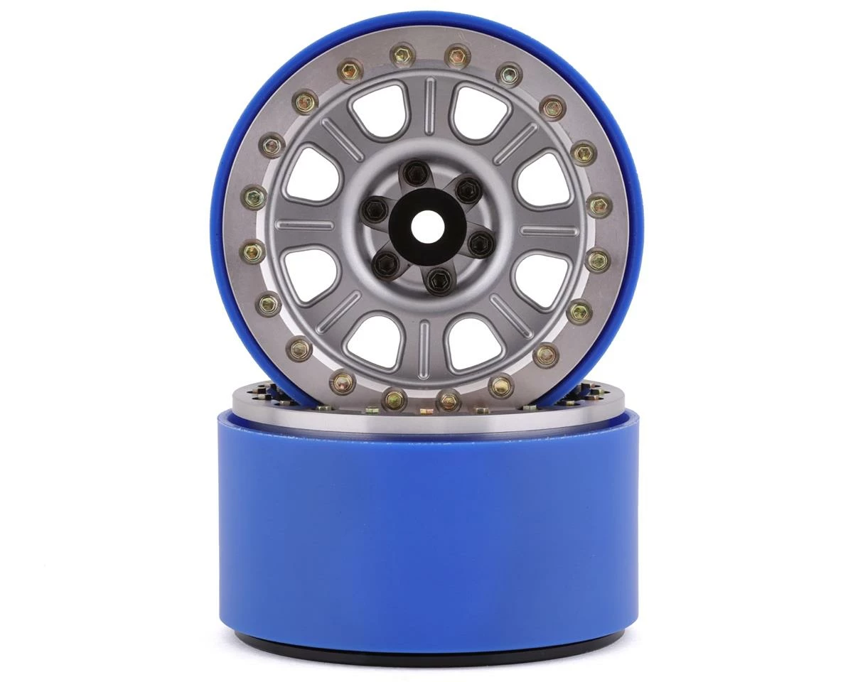 SSD RC 2.2” Bouncer PL Beadlock Wheels (Silver) 3 SSD RC 2.2” Bouncer PL Beadlock Wheels (Silver)