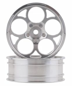 SSD RC 5 Hole Aluminum Front 2.2” Drag Racing Wheels (Silver) (2)