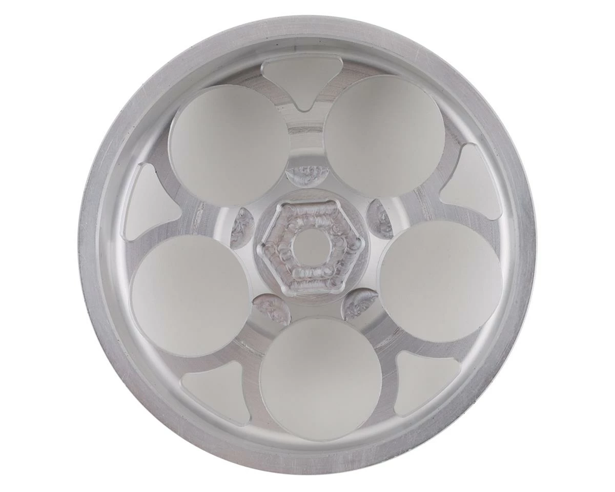 SSD RC 5 Hole Aluminum Front 2.2” Drag Racing Wheels (Silver) (2) - Image 2
