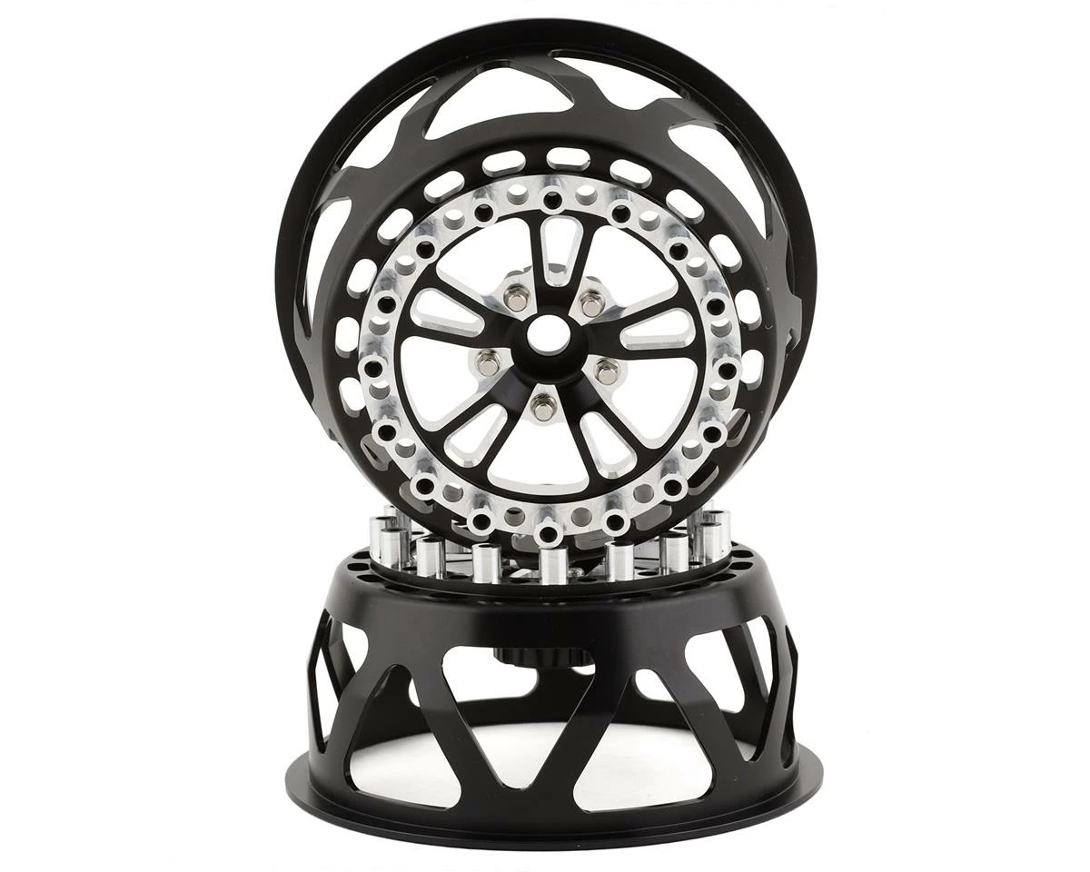 SSD RC V Spoke Light Weight Drag Rear Main Wheel Inserts (Black) (2) 3 SSD RC V Spoke Light Weight Drag Rear Main Wheel Inserts (Black) (2)