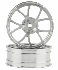SSD RC Y Spoke Drag Front 2.2 Wheels (Silver)