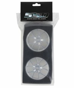 SSD RC Y Spoke Drag Front 2.2 Wheels (Silver) -FireBrand RC Sales ssd00516 2
