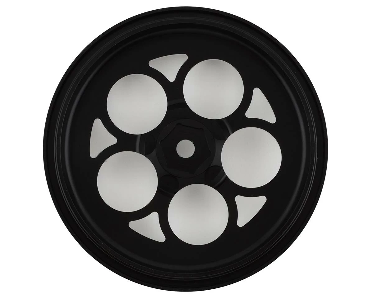 SSD RC 5 Hole 2.2/2.7" Narrow Front Drag Wheels (Black) (2) - Image 2