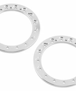 SSD RC 2.2" / 3.0" Drag Rear Wheel Front Rings (Silver) (2)