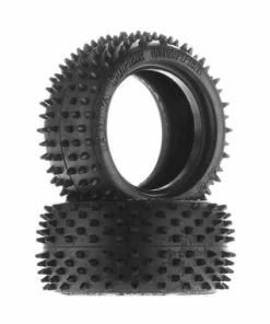 Tamiya Square Spike Rear 2WD Buggy Tires (2)