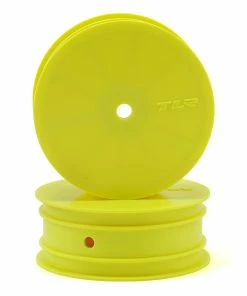 Team Losi Racing 12mm Hex Stiffezel Front 2WD Buggy Wheels (Yellow) (2) (22 4.0)