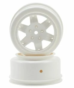Team Losi Racing 12mm Hex Short Course Wheels (White) (2) (22SCT/TEN-SCTE)