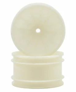 Traxxas 2.2" Bandit Rear Dish Buggy Wheels (2) (White) (Pins)