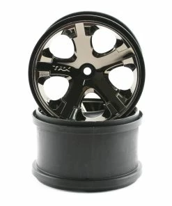 Traxxas 12mm Hex All-Star 2.8" Rear Wheels (2) (Black Chrome)