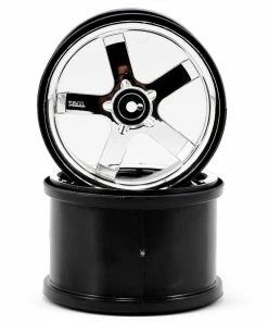 Traxxas 3.8 Hurricane Monster Truck Rims (2) (Revo) (Chrome)
