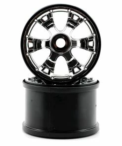 Traxxas 3.8 Geode Wheels (2) (Summit) (Chrome)