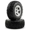 Traxxas 2.2/3.0 Tire W/SCT Front Wheel (2) (Satin Chrome) (Standard)