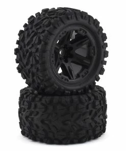 Traxxas Talon EXT 2.8" Pre-Mounted Tires W/RXT Wheels (2) (Black)