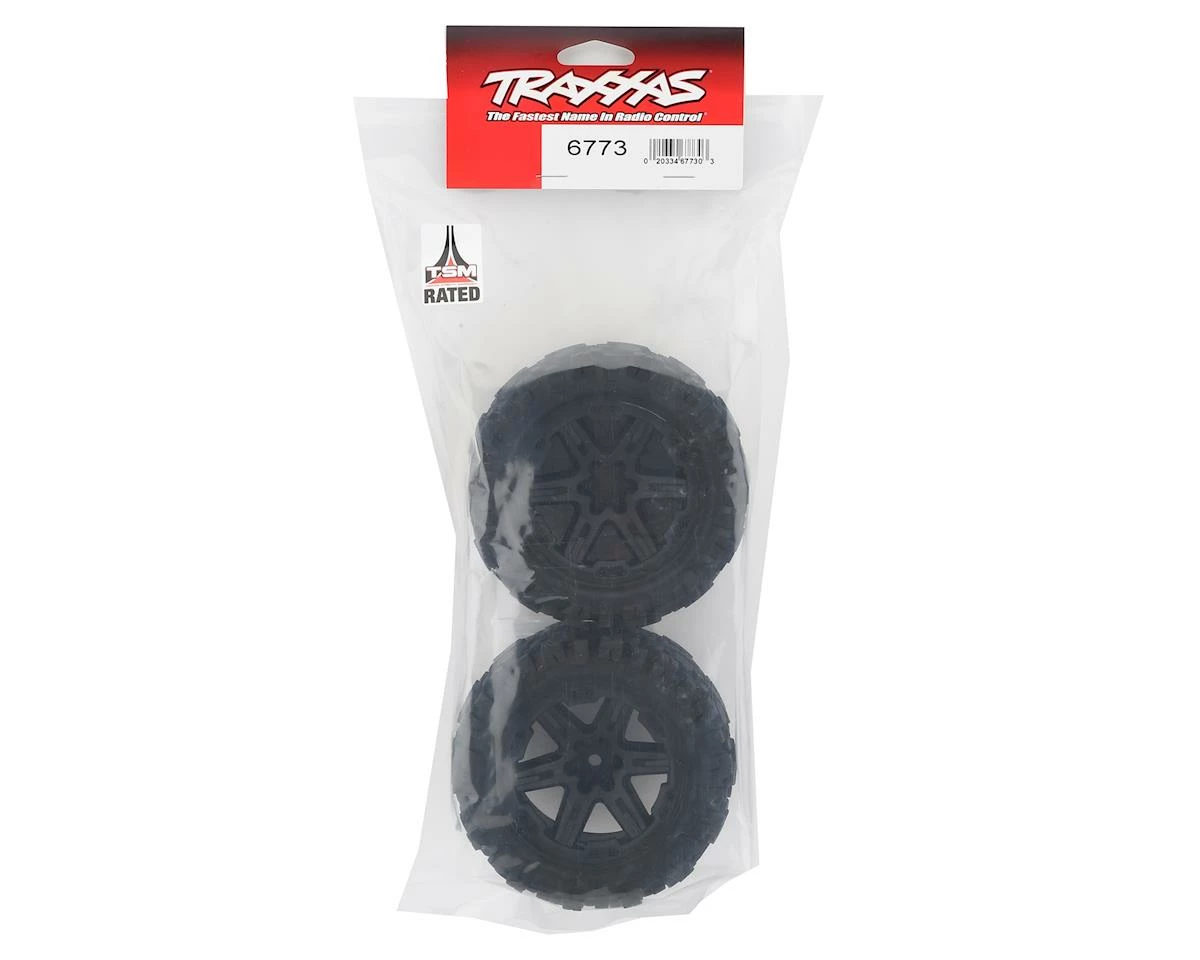 Traxxas Talon EXT 2.8" Pre-Mounted Tires W/RXT Wheels (2) (Black) - Image 3