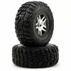 Traxxas Kumho Venture MT Rear Tires (2) (Satin Chrome) (Standard) W/Split-Spoke Rear Wheel