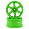 Traxxas 12mm Hex Volk Racing TE37 Wheel Set (2) (Green)
