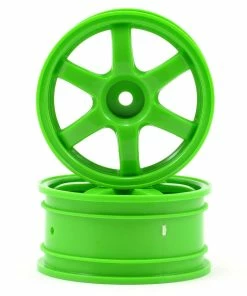 Traxxas 12mm Hex Volk Racing TE37 Wheel Set (2) (Green)